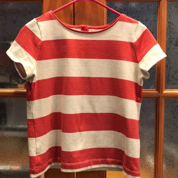 LOFT Sweaters - Loft short sleeve rust/light tan sweater MP